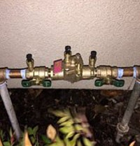 Backflow replacement.